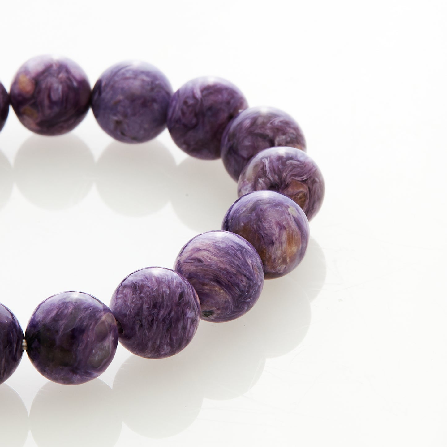 チャロアイト|恐れを手放し、心を整える“紫の癒し”ブレスレット11.5mm(H0043)