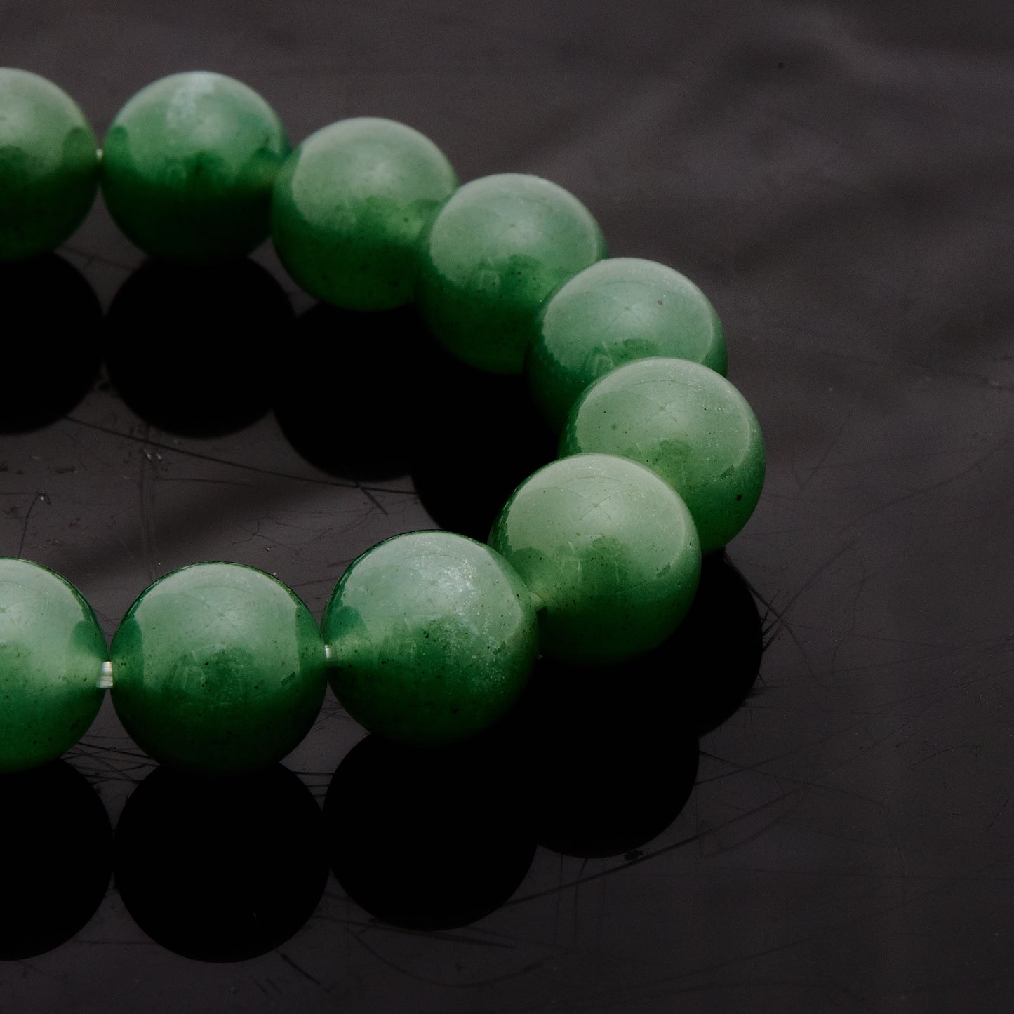 アベンチュリン|心を整え、穏やかな調和をもたらす“癒しのグリーン”ブレスレット12mm(H0052)