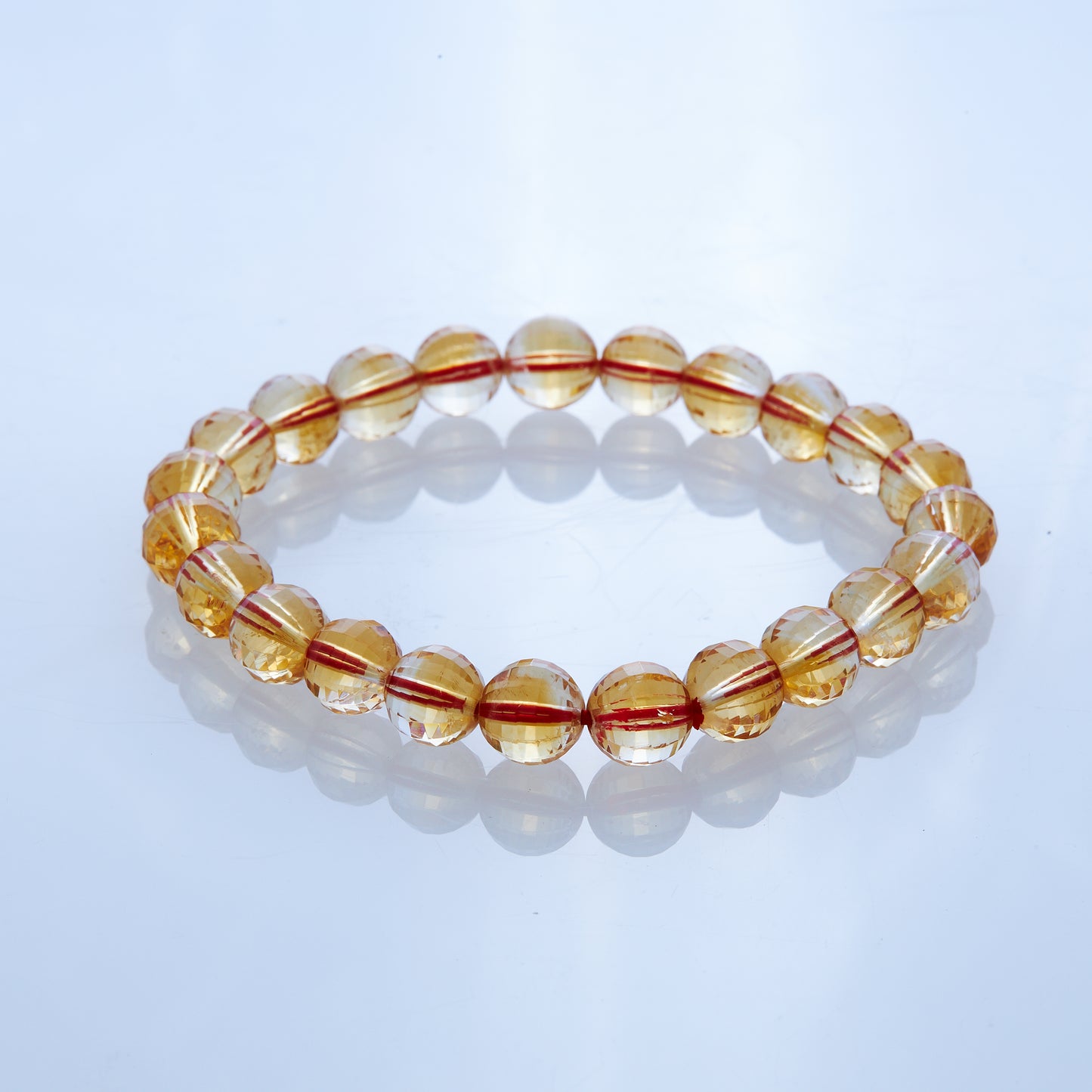シトリン｜富と繁栄をもたらす“幸運の黄金石”ブレスレット8mm(H0008)