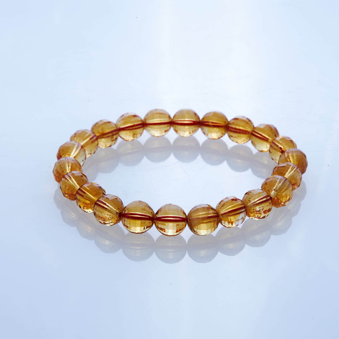シトリン｜富と繁栄をもたらす“幸運の黄金石”ブレスレット8mm(H0009)