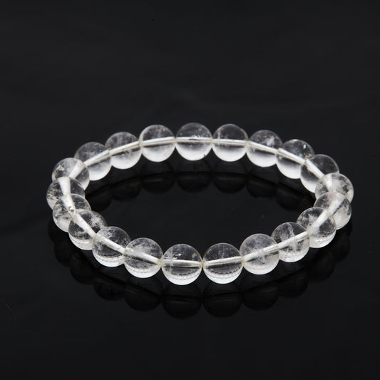 ホワイトファントムクォーツ｜再生と成長を象徴する“山の幻影石”ブレスレット9mm(H0010)