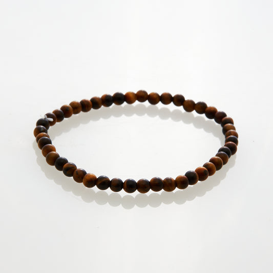 タイガーアイ｜決断と行動を導く“真の強さの象徴”ブレスレット4mm(H0014)