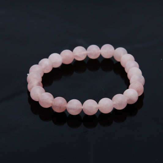 ローズクォーツ｜やさしさと調和をもたらす“愛の石”ブレスレット8mm(H0019)