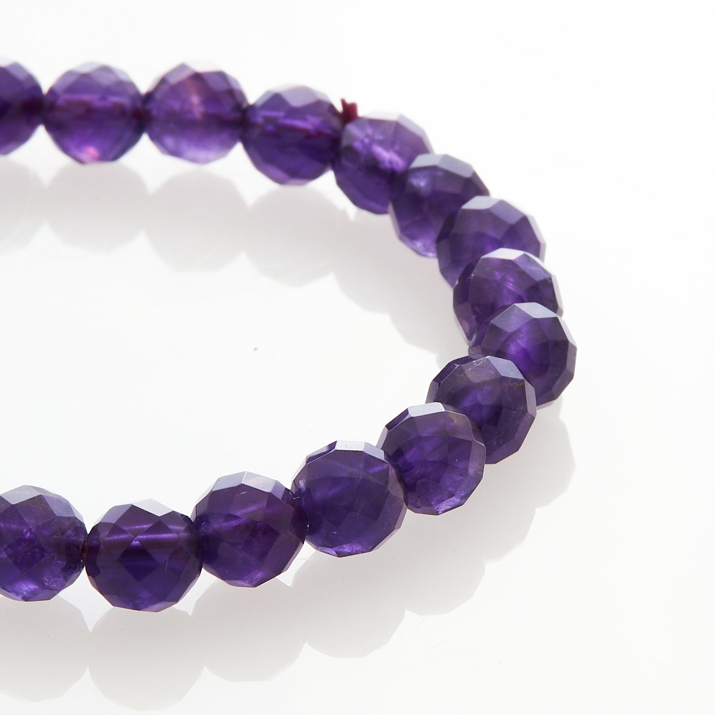 アメジスト｜心を静め、安らぎをもたらす“深紫の癒し石”ブレスレット7.5mm(H0024)