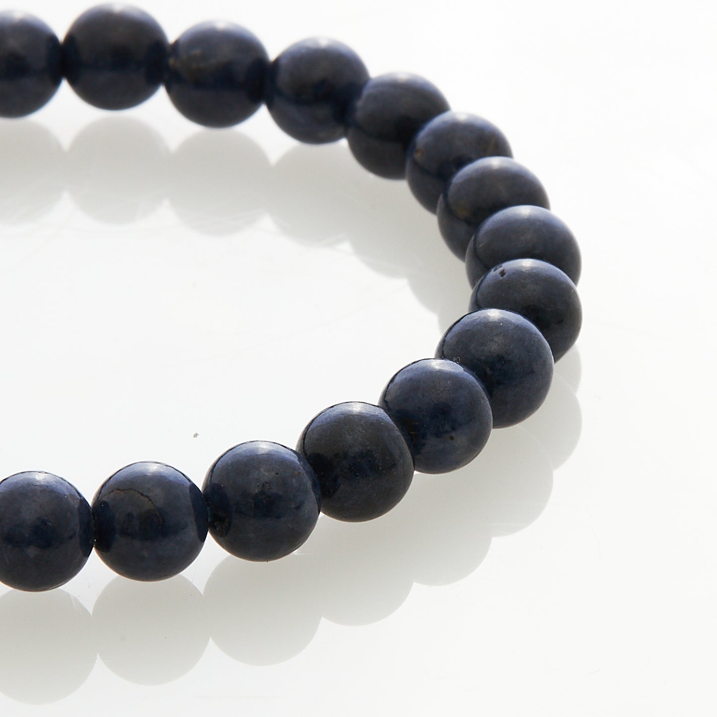 サファイア｜揺るがぬ意志を象徴する“深紺の守護石”ブレスレット7mm(H0029)