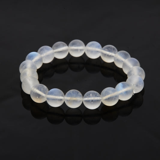 ムーンストーン｜感性を澄ませ、静かな光をまとう“月の輝き”ブレスレット10mm(H0031)