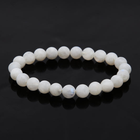 ムーンストーン｜感性を澄ませ、静かな光をまとう“月の輝き”ブレスレット8.5mm(H0032)