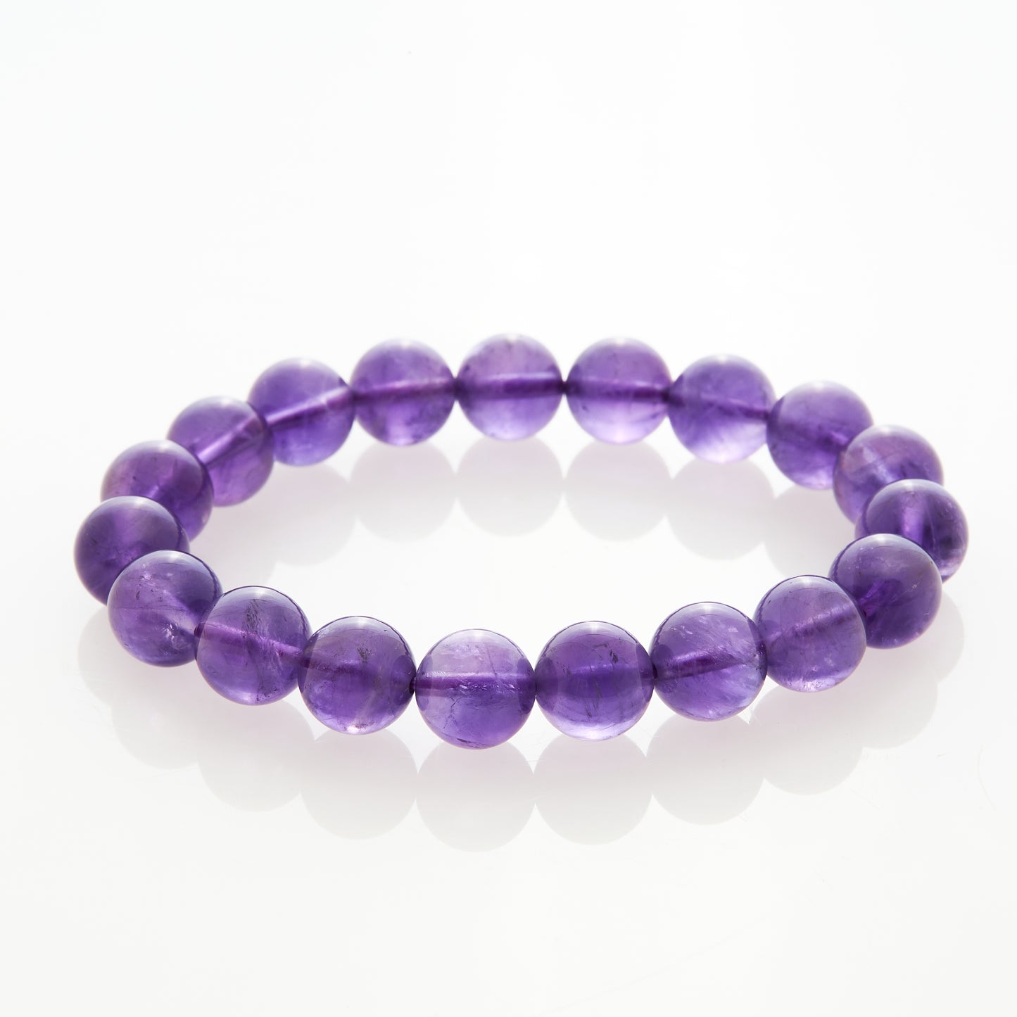アメジスト｜心を静め、安らぎをもたらす“深紫の癒し石”ブレスレット10mm(H0023)