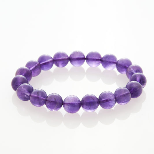 アメジスト｜心を静め、安らぎをもたらす“深紫の癒し石”ブレスレット10mm(H0023)