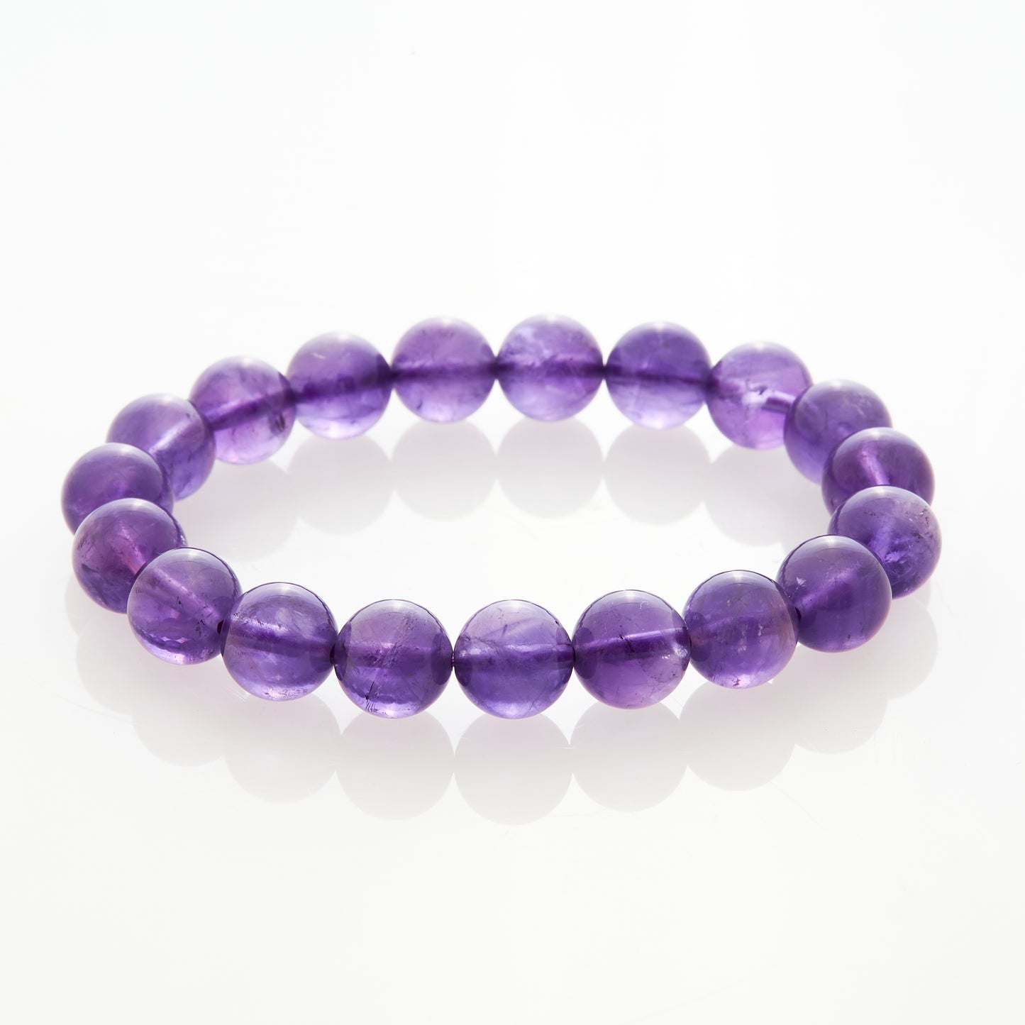 アメジスト｜心を静め、安らぎをもたらす“深紫の癒し石”ブレスレット10mm(H0023)