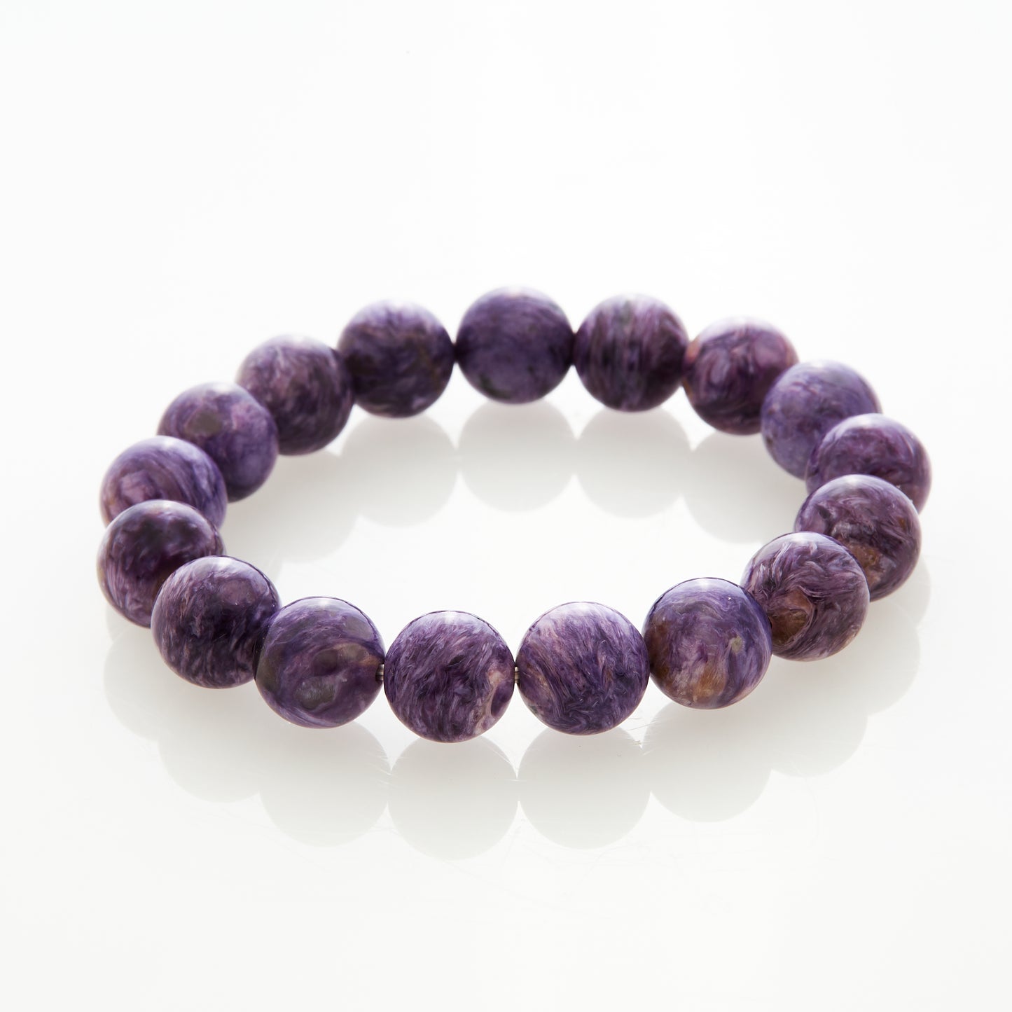 チャロアイト｜恐れを手放し、心を整える“紫の癒し”ブレスレット11.5mm(H0043)