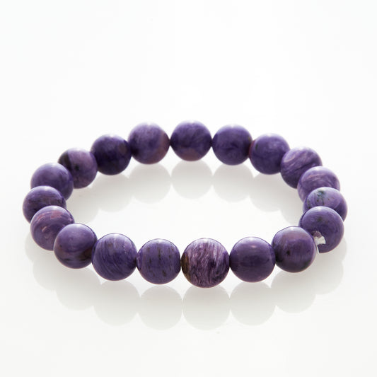 チャロアイト｜恐れを手放し、心を整える“紫の癒し”ブレスレット10mm(H0044)