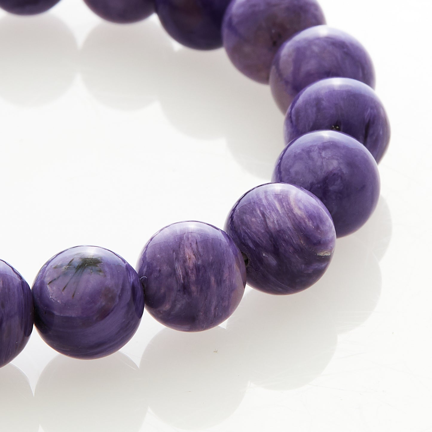 チャロアイト｜恐れを手放し、心を整える“紫の癒し”ブレスレット10mm(H0044)