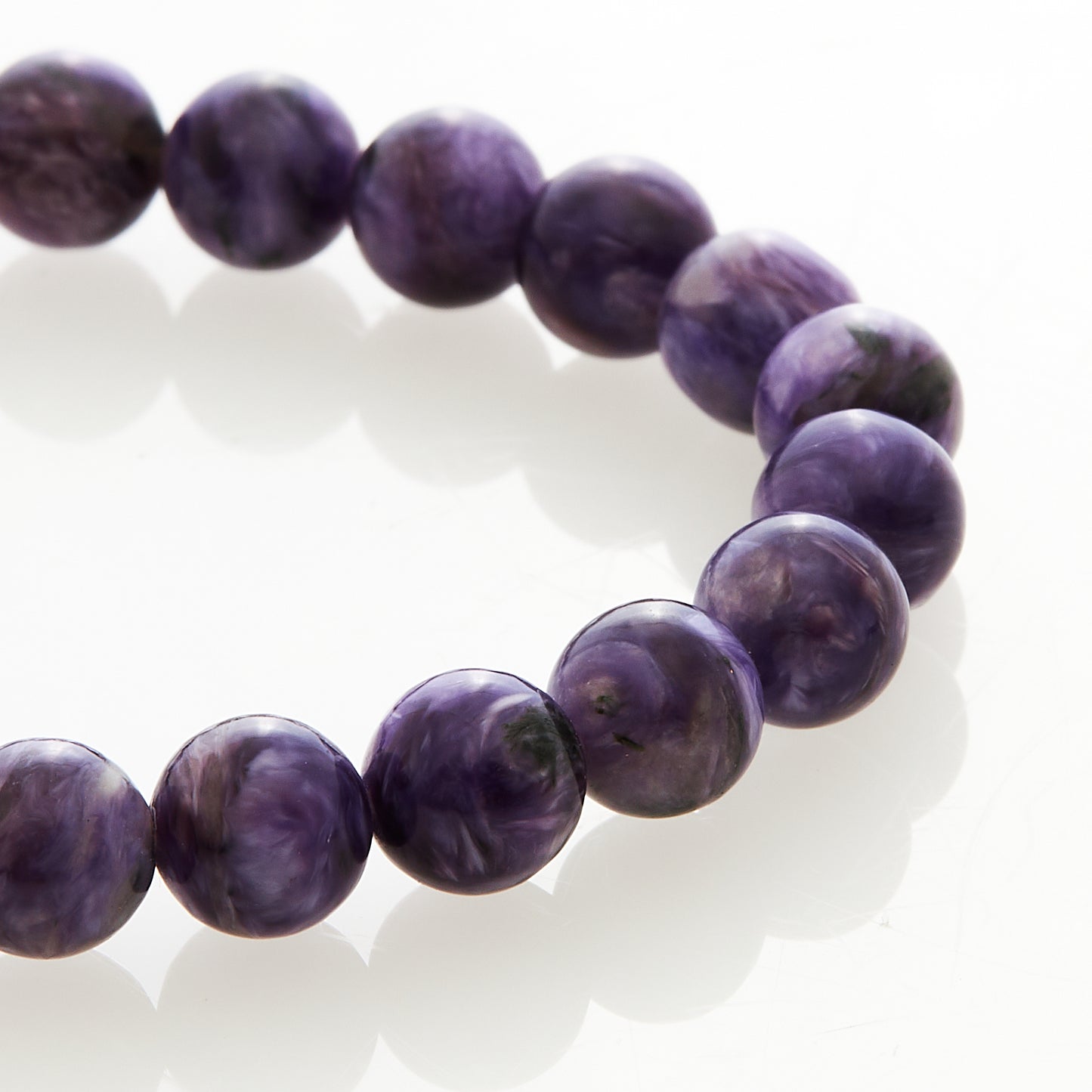 チャロアイト｜恐れを手放し、心を整える“紫の癒し”ブレスレット8mm(H0045)